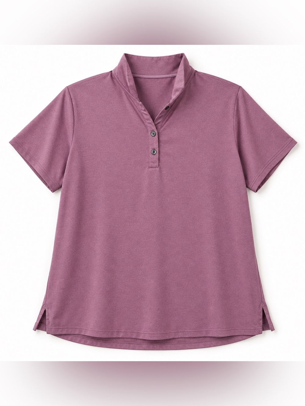 FootJoy Women's Golf Polo Shirt 2XL Dusty Mauve Mock Neck Performance